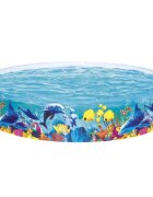 BESTWAY Piscina pentru gradina Fill and Fun 244x46 cm Capacitate 2074 litri Material PVC ranforsat rezistent