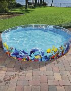 BESTWAY Piscina pentru gradina Fill and Fun 244x46 cm Capacitate 2074 litri Material PVC ranforsat rezistent