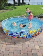 BESTWAY Piscina pentru gradina Fill and Fun 244x46 cm Capacitate 2074 litri Material PVC ranforsat rezistent