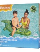 BESTWAY Saltea gonflabila 150 cm model Green Crocodile