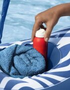 BESTWAY Saltea gonflabila cu spatar si parasolar detasabil 198 x 112 cm Blue