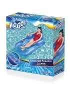 BESTWAY Saltea gonflabila cu spatar tip fotoliu 161 x 84 cm Blue