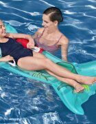 BESTWAY Saltea gonflabila pentru inot cu manere 158 x 81 cm Mica Sirena Ariel
