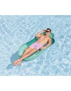 BESTWAY Saltea gonflabila Turcoaz 160x84 cm Material PVC durabil Spatar si cotiere confortabile Baza din plasa cu uscare rapida