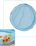 BESTWAY Set 3 piese Piscina gonflabila colac si minge Multicolor 122 cm Marine Life