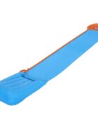 BESTWAY Tobogan cu apa pentru 1 persoana H2O GO Tsunami Splash Ramp Albastru Lungime 488 cm Conectare la furtun Aspersoare incorporate Punct start si finish gonflabile Patch de reparare inclus