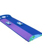 BESTWAY Tobogan cu apa pentru 2 persoane H2O GoLungime 488 cm 2 Piste Conectare la furtun Aspersoare incorporate Punct finish gonflabil Patch de reparare inclus