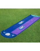 BESTWAY Tobogan cu apa pentru 2 persoane H2O GoLungime 488 cm 2 Piste Conectare la furtun Aspersoare incorporate Punct finish gonflabil Patch de reparare inclus