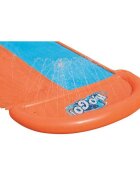 BESTWAY Tobogan de apa cu pista dubla de alunecare 448 cm BlueOrange