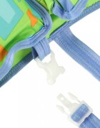 BESTWAY Vesta de inot pentru copii Green Marime ML pentru 1-3 ani Umplutura din spuma Protectie UV UPF 50+ Inchidere cu fermoar Centuri reglabile Flotabilitate testata maxim 30 kg