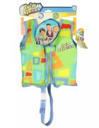 BESTWAY Vesta de inot pentru copii Green Marime SM pentru 1-3 ani Umplutura din spuma Protectie UV UPF 50+ Inchidere cu fermoar Centuri reglabile Flotabilitate testata maxim 30 kg