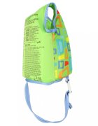 BESTWAY Vesta de inot pentru copii Green Marime SM pentru 1-3 ani Umplutura din spuma Protectie UV UPF 50+ Inchidere cu fermoar Centuri reglabile Flotabilitate testata maxim 30 kg