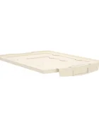 Betzold Capac alb din material bio pentru cutie de depozitare stivuibila