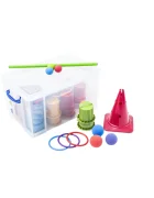 Betzold Cutie colorata pentru miscare set cu 43 piese