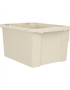Betzold Cutie de depozitare stivuibila pentru scoala si gradinita marimea L alb