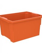 Betzold Cutie de depozitare stivuibila pentru scoala si gradinita marimea L coral