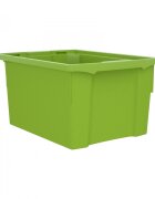 Betzold Cutie de depozitare stivuibila pentru scoala si gradinita marimea L verde