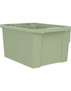 Betzold Cutie de depozitare stivuibila pentru scoala si gradinita marimea L verde pastel