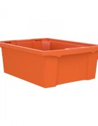 Betzold Cutie de depozitare stivuibila pentru scoala si gradinita marimea M coral