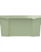 Betzold Cutie de depozitare stivuibila pentru scoala si gradinita marimea M verde pastel