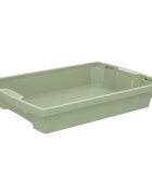 Betzold Cutie de depozitare stivuibila pentru scoala si gradinita marimea S verde pastel