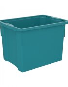 Betzold Cutie de depozitare stivuibila pentru scoala si gradinita marimea XL albastru