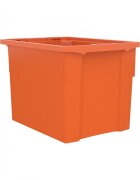 Betzold Cutie de depozitare stivuibila pentru scoala si gradinita marimea XL coral