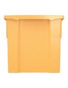 Betzold Cutie de depozitare stivuibila pentru scoala si gradinita marimea XL curry