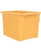 Betzold Cutie de depozitare stivuibila pentru scoala si gradinita marimea XL curry