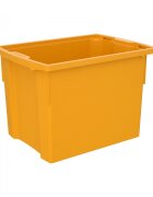 Betzold Cutie de depozitare stivuibila pentru scoala si gradinita marimea XL galben