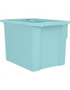 Betzold Cutie de depozitare stivuibila pentru scoala si gradinita marimea XL turcoaz