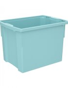 Betzold Cutie de depozitare stivuibila pentru scoala si gradinita marimea XL turcoaz