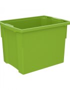Betzold Cutie de depozitare stivuibila pentru scoala si gradinita marimea XL verde