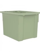 Betzold Cutie de depozitare stivuibila pentru scoala si gradinita marimea XL verde pastel