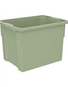 Betzold Cutie de depozitare stivuibila pentru scoala si gradinita marimea XL verde pastel
