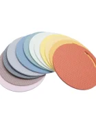 Betzold Set 12 covorase din spuma pentru sezut culori pastel