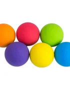 Betzold Set 6 mingi din cauciuc multicolore pentru copii diametru 6 cm