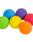 Betzold Set 6 mingi din cauciuc multicolore pentru copii diametru 6 cm