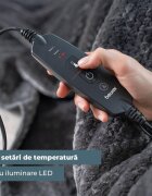 BEURER Patura electrica moale gri inchis