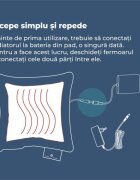 BEURER Perna electrica cu acumulator albastru
