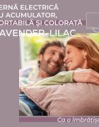 BEURER Perna electrica cu acumulator liliac