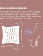 BEURER Perna electrica cu acumulator rose