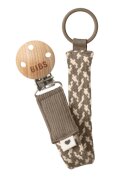 BIBS Lantisor clip pentru suzeta Dark Oak-Vanilla