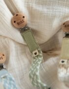 BIBS Lantisor clip pentru suzeta Sand-Ivory