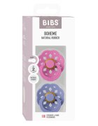 BIBS Set 2 suzete Boheme Latex tetina rotunda 6 luni + BubblegumPeri
