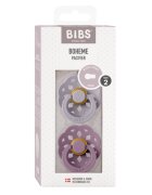 BIBS Set 2 suzete Boheme Latex tetina rotunda 6 luni + Fossil GreyMauve