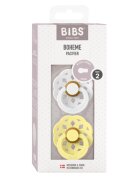 BIBS Set 2 suzete Boheme Latex tetina rotunda 6 luni + WhiteSunshine