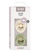 BIBS Set 2 suzete Colour Latex tetina rotunda 18 luni + IvorySage