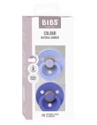 BIBS Set 2 suzete Colour Latex tetina rotunda 6 luni + HushGrape