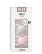 BIBS Set 2 suzete Supreme Silicon tetina simetrica 6 luni + HazeBlossom